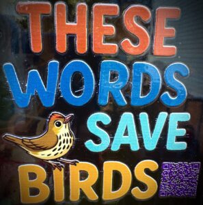 These Words Save Birds